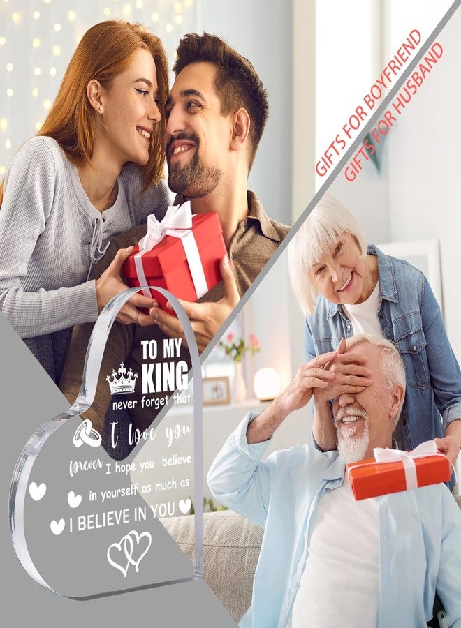 هدايا مميزة للحبيب، الرجل، الزوج، هدية رومانسية لأعياد الميلاد، ذكرى الزواج، أو التقاعد - ثقالات ورق على شكل قلب مصنوعة من الأكريليك - فكرة رائعة له - Image 5